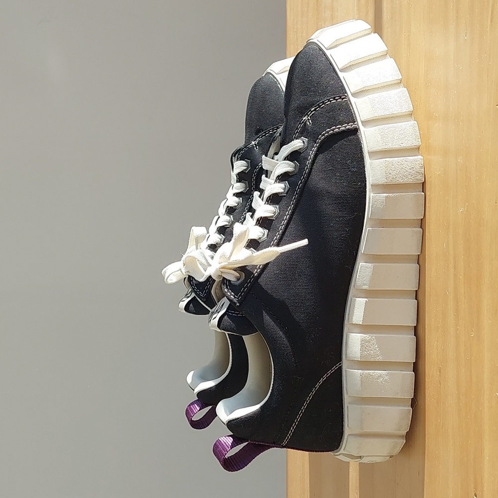 Eytys Odessa Canvas Black Sneakers